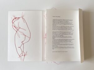 Livre artiste 2024 Suzannes dos et texte