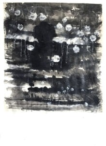 Les loups de la boucle-Crépuscule 2016 100x70 cm